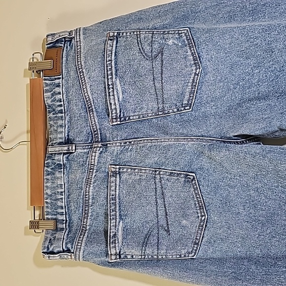 American Eagle Stretch Women's Curvy 90s Straight Size Waist 16 flat - Picture 4 of 7